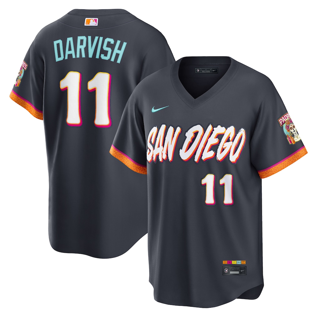 Men San Diego Padres #11 Yu Darvish Nike Obsidian 2026 City Connect Stadium Jersey